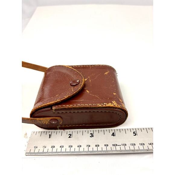 VTG Bushnell Sportview 4x30 Binoculars Compact Pocket Size Japan w/ Leather Case - Picture 7 of 16